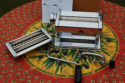 $32 • Buy MARCATO ATLAS 150  Complete 4-piece STAINLESS STEEL PASTA MAKER Made In ITALY