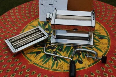 $32 • Buy MARCATO ATLAS 150  Complete 4-piece STAINLESS STEEL PASTA MAKER Made In ITALY
