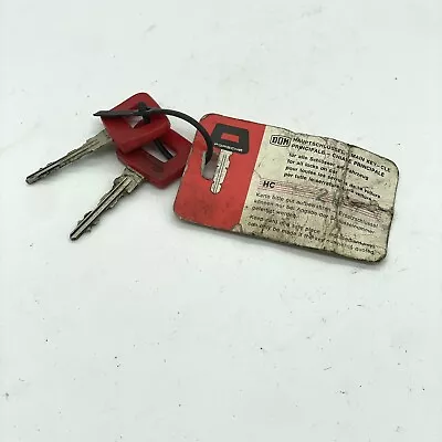$50 • Buy NOS Porsche 911 944 928 Door Ignition Key W/ Tag GENUINE DOM Lock
