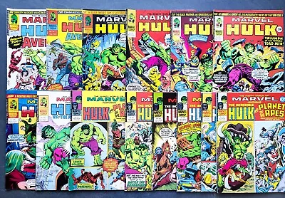 The MIGHTY WORLD Of MARVEL Weekly Lot (Bundle Of 14 Marvel UK 1970's) • £7.99