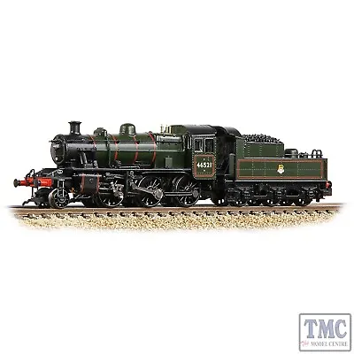 372-630 Graham Farish N Gauge LMS Ivatt 2MT 46521 BR Lined Green (Early Emblem) • £147.80