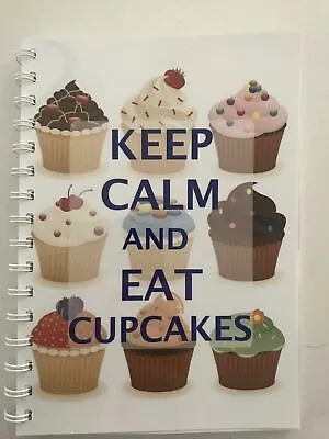 $14.95 • Buy 2022-2023 Year Diary Blue Keep Calm And Eat Cupcakes A5 WEEK TO VIEW
