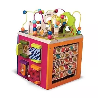  - Zany Zoo - Wooden - Educational Toys - Wooden Toys For Activity Cube • $88.09