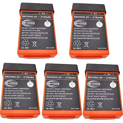 5Pcs 2100mAh BA225030 6V Ni-Mh Battery For HBC Pump Truck Remote Control Battery • $205