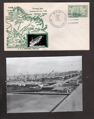 U.S.S. Mindoro (CVE-120) - Naval Ship's Cover - June 6 1950 - Gmahle Cachet • $4.99