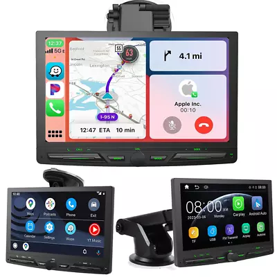 2024 Newest 7  Portable Car Stereo Wireless Apple CarPlay Android Auto IPS USB • $69.90