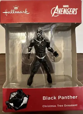 Black Panther Christmas Tree Ornament Hallmark Marvel Comics Avengers Movies • $15