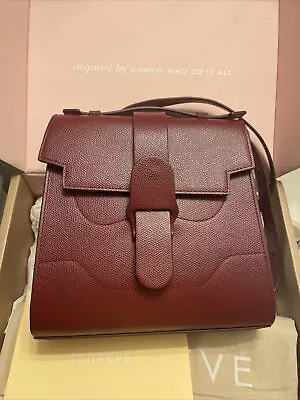 $325 • Buy Senreve Merlot Red Alunna Convertible Backpack Crossbody Shoulder Top Handle Bag