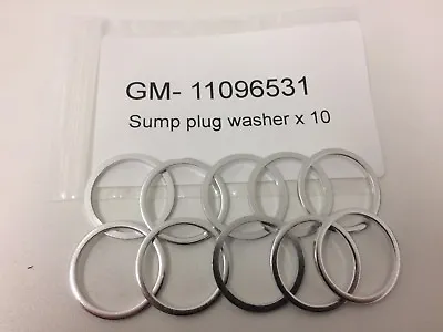 $18 • Buy Genuine Holden Commodore VS-VT-VX-VY V6 Engines   Pack Of 10 Sump Plug Washers  