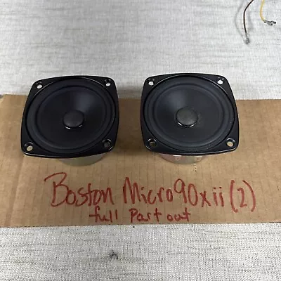 3.5  Woofer Speaker Replacement Or Project 8 Ohm Boston Micro90x 09x Ii Lot Of 2 • $25