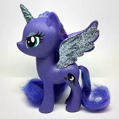 My Little Pony G4 Glitter Wing Luna Nightmare Moon Large 6'' Brushable 2016 • $9.99