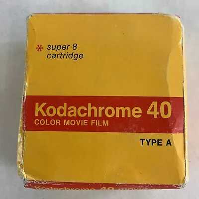 Kodachrome 40 Color Movie Film Type A Super 8 Cartridge 1985 • £48.18