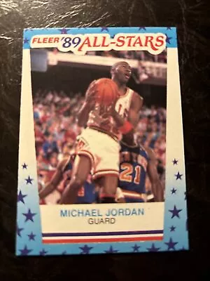 1989-90 Fleer Sticker #  3 Michael Jordan Mint +/- • $8