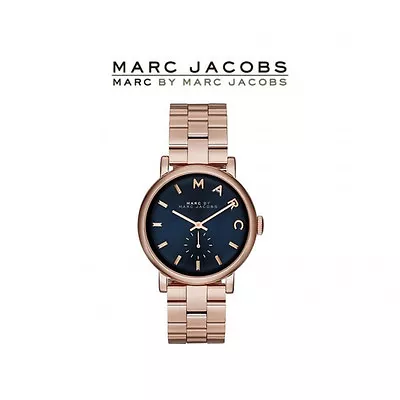 Marc Jacobs Mbm3330 Men Rose Gold Baker Watch • $289.52