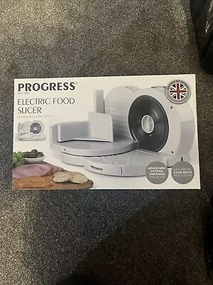 £25 • Buy Progress EK3683P Compact Meat Slicer Electric Food Cutter 3 Speed Settings