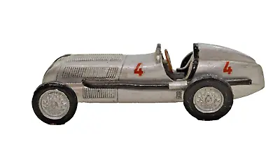 Franklin Mint 1990 Great Racing Cars #4 Mercedes W25 1:43 Silver Painted Pewter • $35