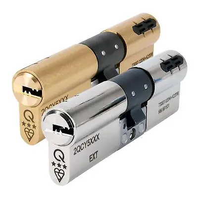 Euro Cylinder UPVC Door Lock Barrel TS007 3 Star 5 Keys GreenteQ Orion  • £29.64