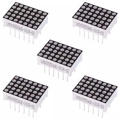 £7.49 • Buy 5 X Red 5 X 7 Dot Matrix LED Display 17.8x12.7mm