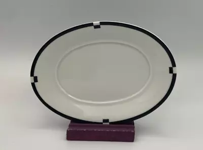 Mikasa Midnight Round Gravy Boat Underplate - Only Liner Relish Plate • $16.95