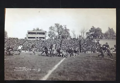 Real Photo Missouri Tigers Vs Illinois Illini Football Game 1913 Postcard Copy • $11.99