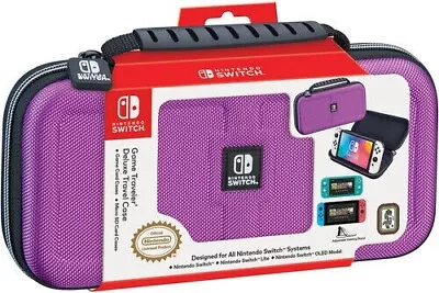 RDS Industries Nintendo Switch Game Traveler Deluxe Case - Purple - EXCELLENT! • $11.40