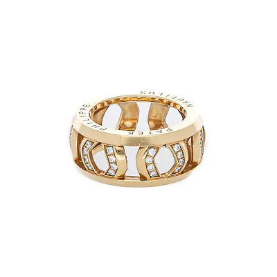 £3725.21 • Buy Patek Philippe Nautilus 18k Rose Gold Diamond Ring Size 7 275.9751/1.R4.54