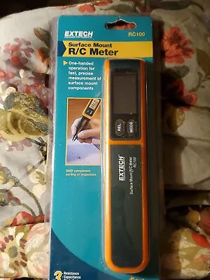 EXTECH Surface Mount R/C Meter Model RC100  ~ Tweezer Style • $42