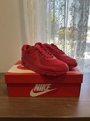 Size 12 - Nike Air Max 90 Triple Red • $149