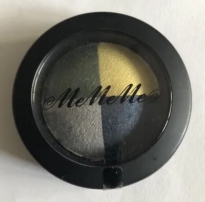 MeMeMe Quad Eyeshadow 05 Electric Eyes Navy Blue Green Silver Grey Gold • £2.50