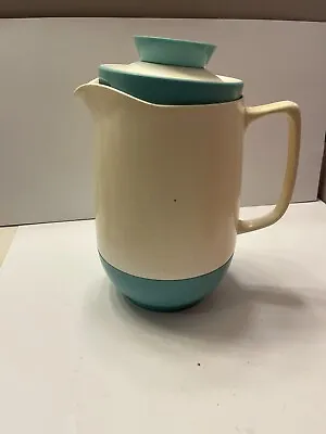 Vintage VACRON Bopp-Decker Aqua Blue Vacuum Plastic Pitcher Carafe W/ Lid • $18