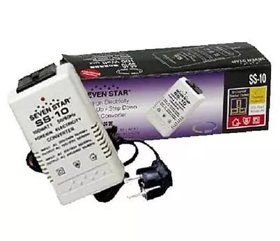 Seven Star 100 Watt 110v 220v AC Travel Voltage Converter To & From 110 220 Volt • $23.95