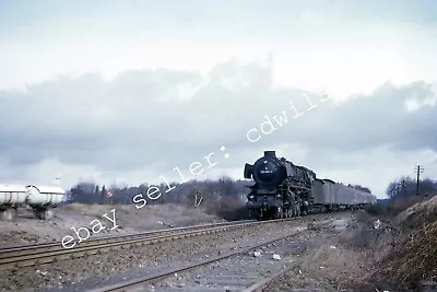 35mm German Railway Slide - DB Class 012 No. 012.060 4-6-2 Oil Fired 1972 [K091] • $1.87