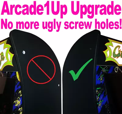 $7.10 • Buy Arcade1up  - X-Men Vs Street Fighter - Screw Hole Caps/Covers