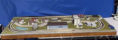 Z Scale MARKLIN Large Complete Layout Table Top Only BUILDINGS TRACK NO TRAINS • $1350