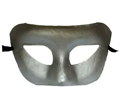 Silver Venetian Mask Dance Masquerade Ball Men Woman • $8.99