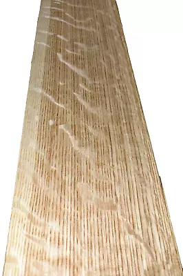 Oak White Quartered Flake Wood Veneer 5  X 125  Raw No Back 1/42  Thickness AA • $60
