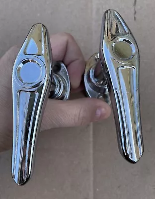 30 31 Model A Ford Non-locking Exterior Outside Chrome Door Handles Unique NORS • $50
