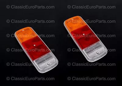 $169.99 • Buy Euro Taillight Lens Set For VW T2 Bay Window Type 2 Transporter Bus Late Model