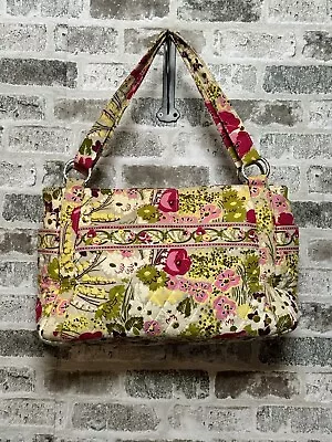 Vera Bradley Make Me Blush Floral Stephanie Shoulder Bag Purse Cottage Core • $16.97