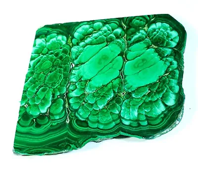 674 Ct Natural Flower Plume Malachite Polish Slab Tile Untreated Gemstone Mj-808 • $34.99