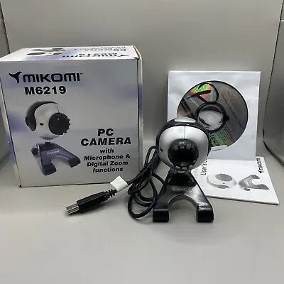Mikomi M6219 Pc Camera With Built In Microphone & Digital Zoom Functions Vintage • £11.90