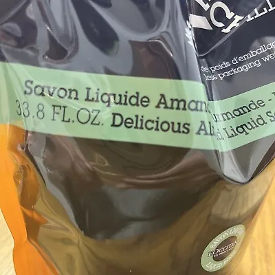 L'OCCITANE Delicious Almond Hands & Body Liquid Soap Refill XL 33.8 Fl. Oz. NEW • £30