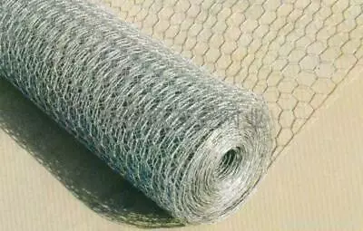 Wire Netting Chicken Rabbit Wire Mesh 600 / 900 / 1200 / 10m / 25m / 50m • £21.90