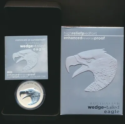 Australia: 2022 $2 2oz Silver Proof High Relief Wedge-Tailed Eagle • $299.99