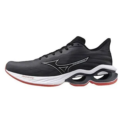 Mizuno Wave Creation 25 [J1GC240103] Men Running Shoes Black/Red/White • $190