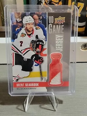 2019-20 Upper Deck UD Game Jersey Brent Seabrook + Duncan Keith #GJ-BS/DK • $12.99