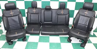 *-BAGS* 23' F150 Crew Platinum Leather Black Heat Cool Buckets Backseat Seats OE • $3609.99