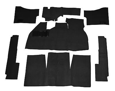 Empi 3073 Black 7 Piece Carpet Kit Vw Bug / Beetle 1958-1968 With Foot Rest • $149.95