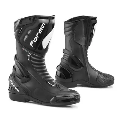 Motorcycle Boots | Forma Freccia Dry Waterproof Black Track Sports Riding • $99.60