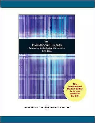 Hill Charles W. L. : International Business Incredible Value And Free Shipping! • £3.19